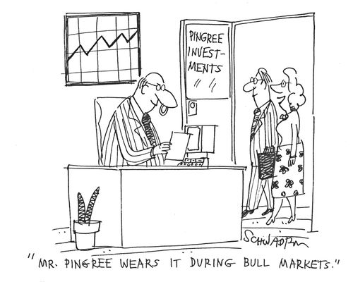 "Mr. Pringee wears it during bull markets."