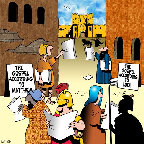 The Gospel according to . . .