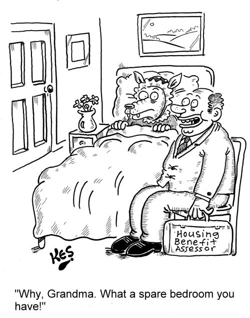 'Why, Grandma. What a spare bedroom you have!'