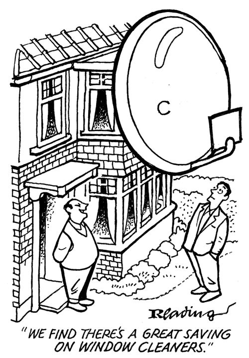 'We find there's a great saving on window cleaners.'