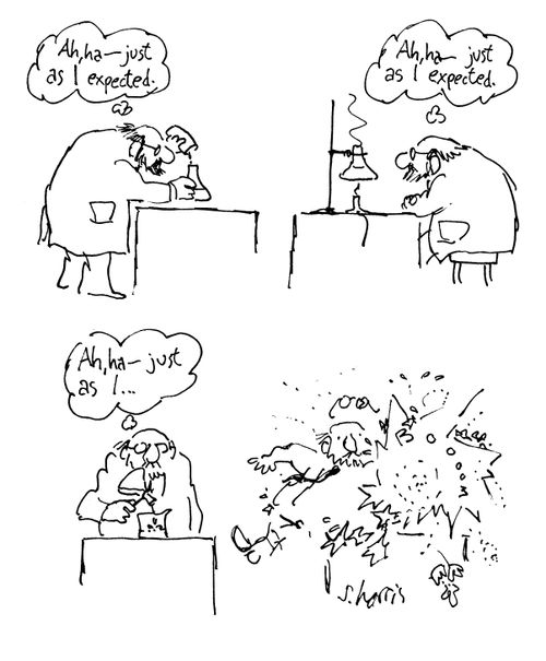 'Ah ha, just as I expected...BOOM!'