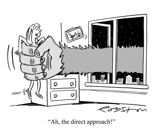 Woman, snatched from room by giant gorilla, says: 'Ah, the direct approach!'