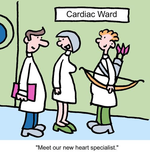 "Meet our new heart specialist."