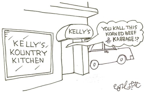 Kelly's Kountry Kitchen: 'You call this Korned Beef & Kabbage!?'
