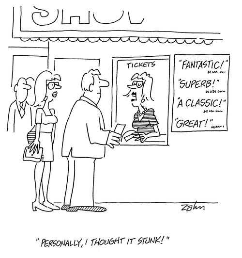 'Personally, I thought it stunk!'