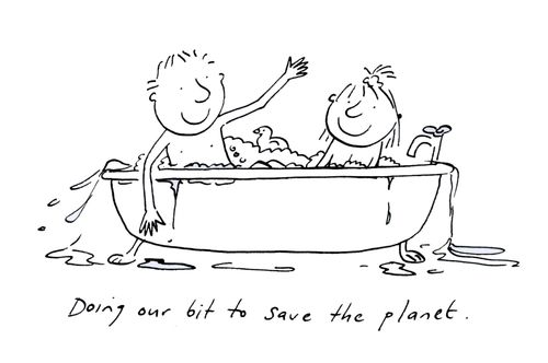 Doing our bit to save the planet.