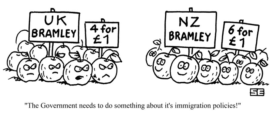 "The government needs to do something about its immigration policies."