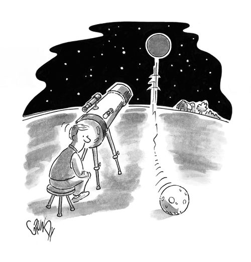 The Moon Falls Out of the Sky.