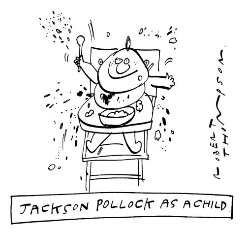 Jackson Pollock as a child