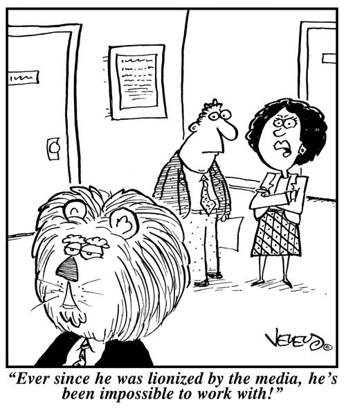 'Ever since he was lionized by the media, he's been impossible to work with!'
