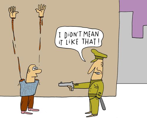 'I didn't mean it like that!'