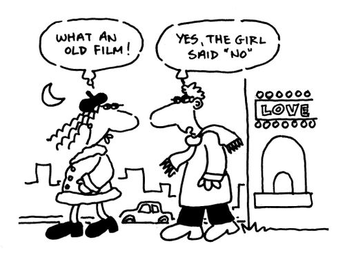 'What an old film.'