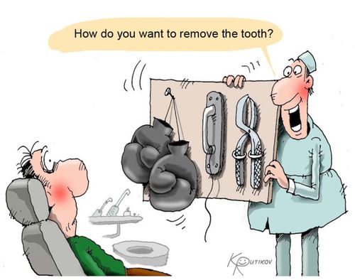 'How do you want to remove the tooth?'