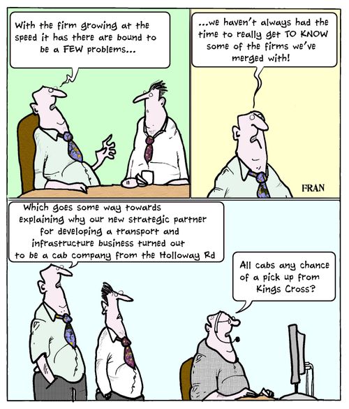 'With the firm growing at the speed it has there are bound to be a few problems...'