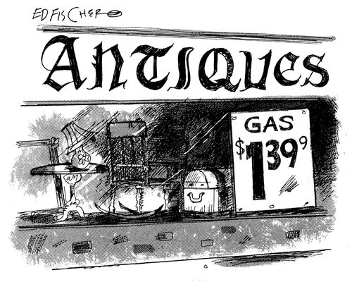 Antique Gas Price Sign.