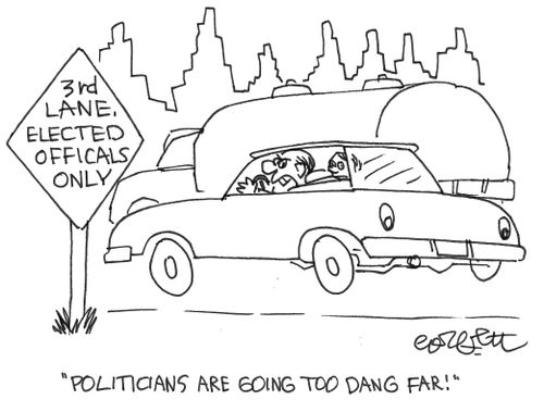 'Politicians are going too far!' 