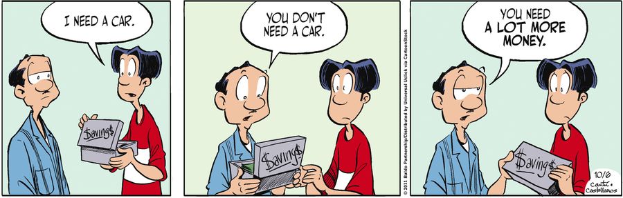 'You need a lot more money.'