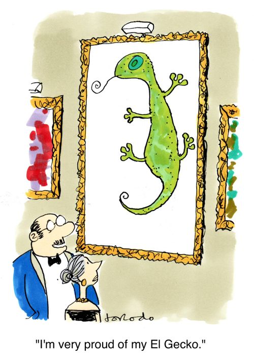 'I'm very proud of my El Gecko.'