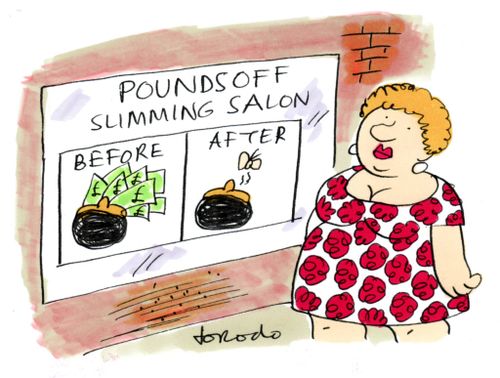 Slimming salon offers to take pounds off (your purse).