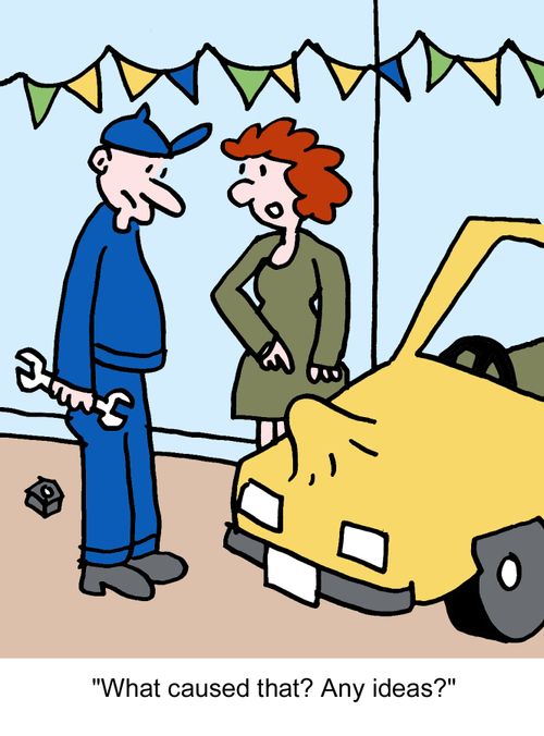 "What caused that? Any ideas?"