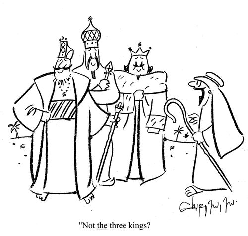 'Not THE three kings?'