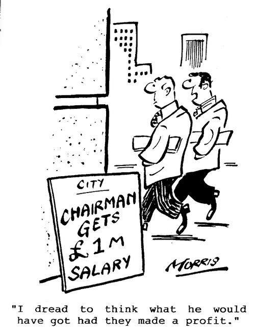 I dread to think what he would have got had they made a profit.