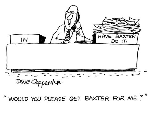 'Would you please get Baxter for me?'