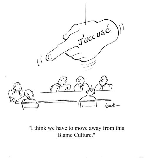 'I think we have to move away from this Blame Culture.'
