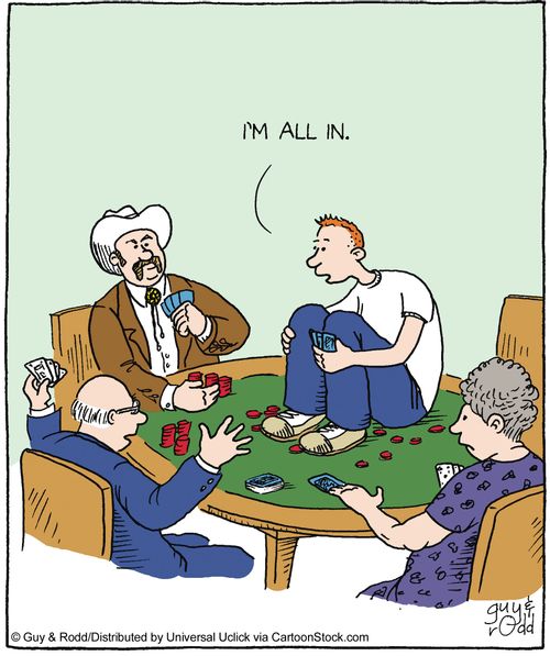 'I'm all in.'