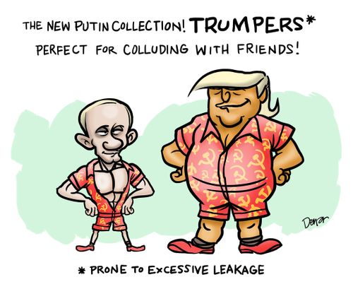 The new Putin collection! Trumpers*! Perfect for colluding with friends!