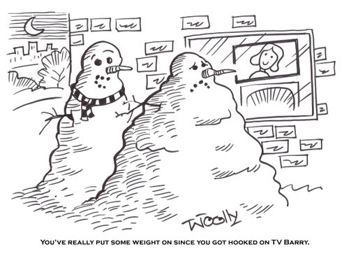 'You've really put on some weight since you got hooked on TV Barry.'