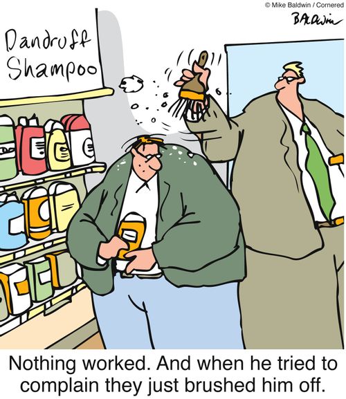 Nothing worked. And when he tried to complain they just brushed him off.