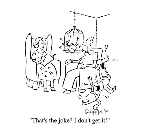 'That's the joke? I don't get it!'