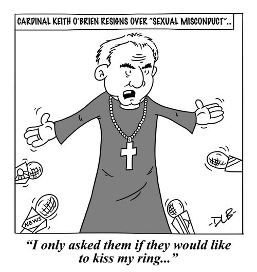 'I only asked them if they would like to kiss my ring...'