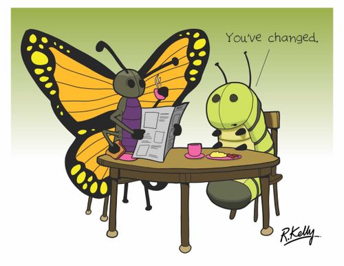 "You've changed."