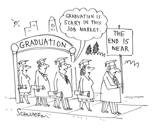 Graduation is scary in this job market.