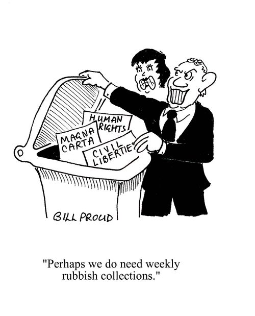 'Perhaps we do need weekly rubbish collections.'