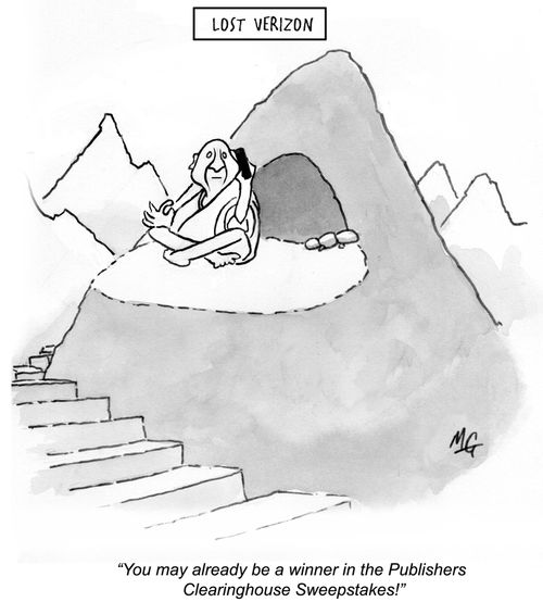 'You may already be a winner in the Publishers Clearinghouse Sweepstakes!'