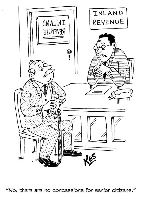 'No, there are no concessions for senior citizens.'