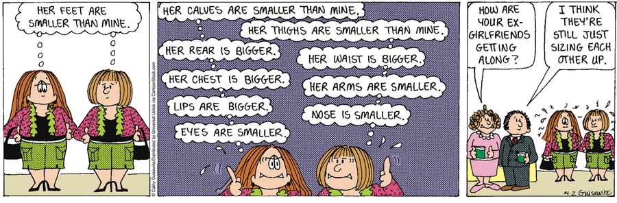'I think they're still just sizing each other up.'