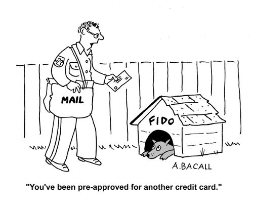 'You've been pre-approved for another credit card.'