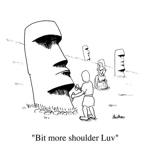 "Bit more shoulder luv"