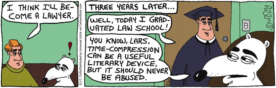 'I think I'll become a lawyer.'