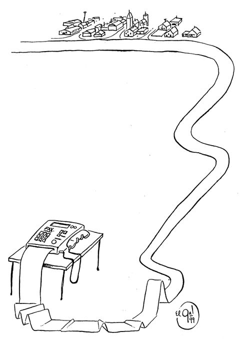 A very long fax