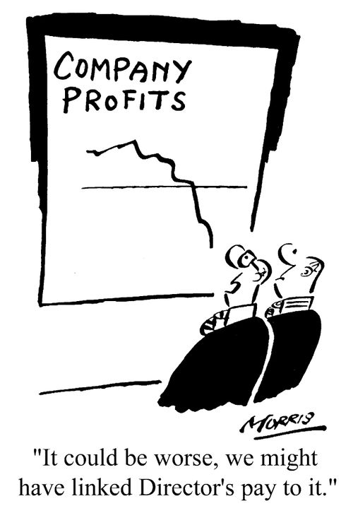 "It could be worse, we might have linked Director's pay to it."