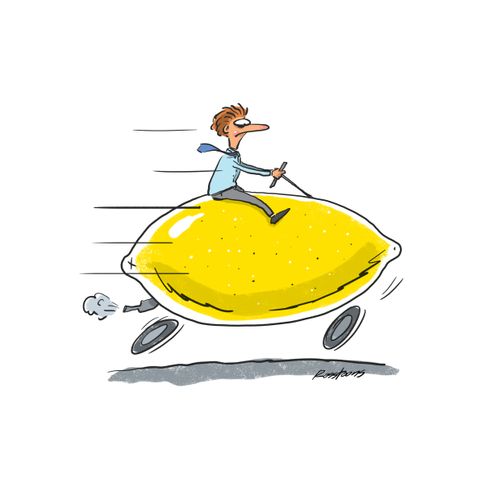 Driving a Lemon.