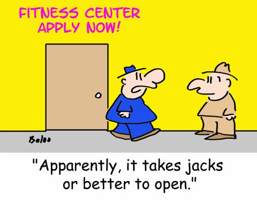 'Apparently, it takes jacks or better to open.'