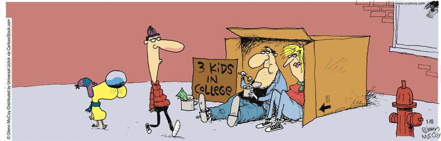 3 kids in college.