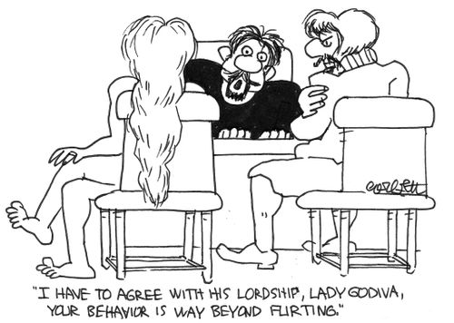 "This behavior is way beyond flirting."