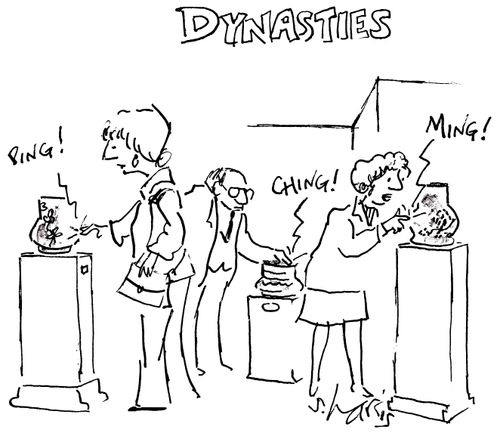 Dynasties - Ping, Ching, Ming.